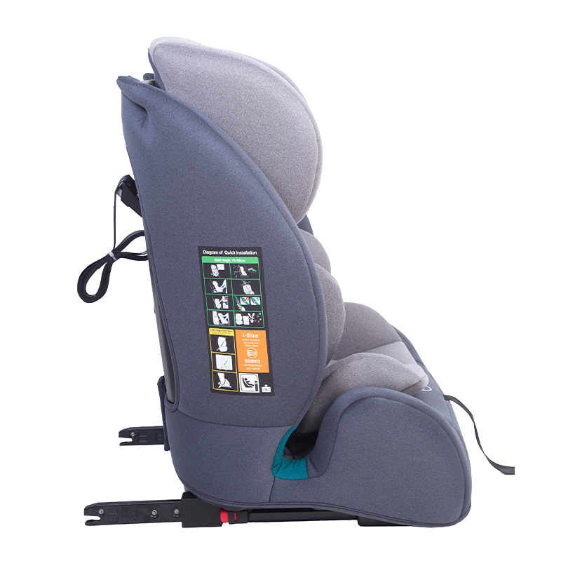 OG302A Cáilíocht Préimh Shuiteála Simplí 76-150cm Suíochán carr leanaí le isofix agus barr tether
