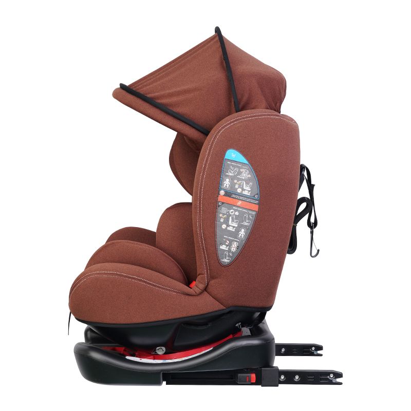 ZK701A Suíochán Sábháilteachta Leanaí Isofix 360 Grúpa Céim 0123 ECE R4404 le haghaidh 0-36kg 0-12 bliana