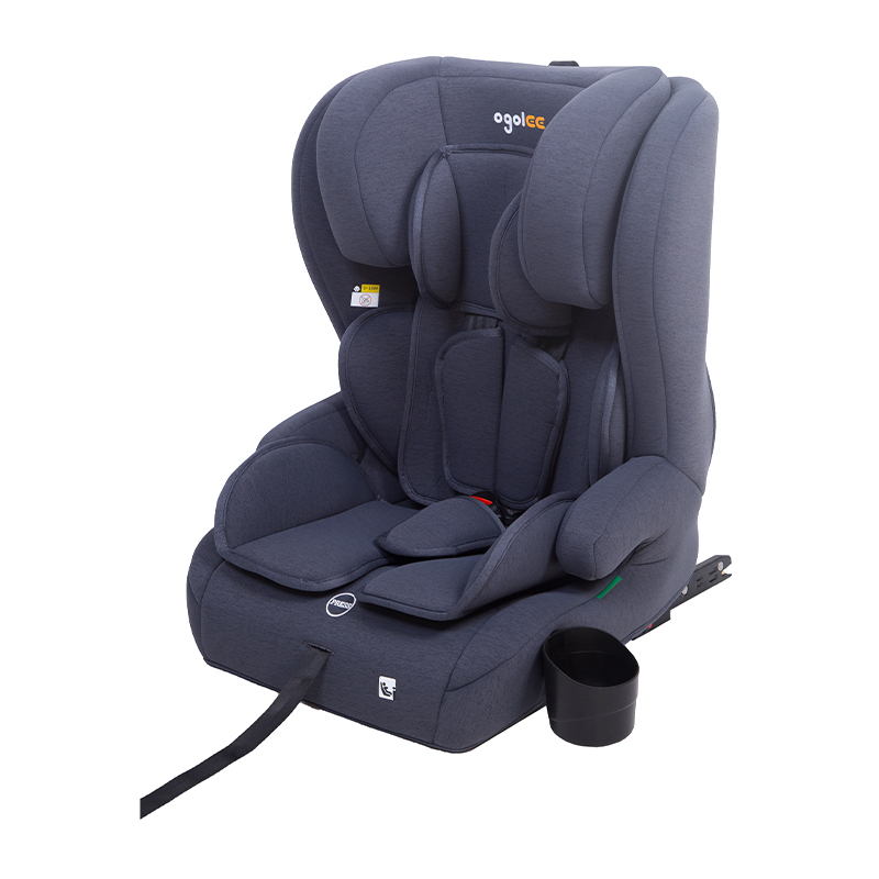 OG303T Cáilíocht is Fearr ECE R129 I -Size Isofix Cupholder Suíochán Carr Leanaí 76 -150cm Suíocháin Sábháilteachta Leanaí le Isofix & Top Tether