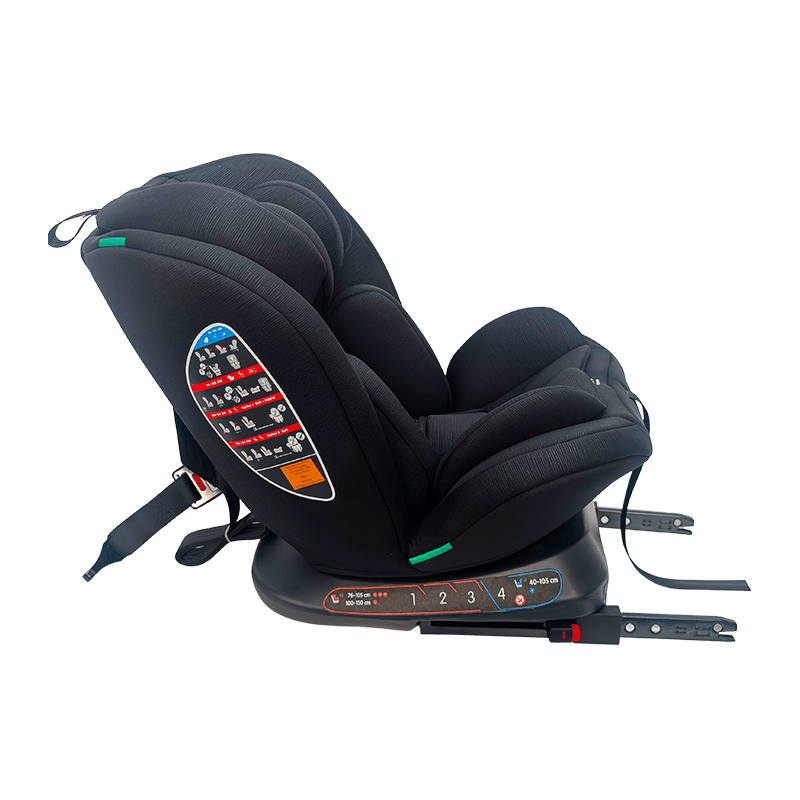 OG801A ECE R129 le haghaidh grúpa leanbh inchomhshóite 40-150cm 0 1 2 3 Srianadh suíochán cairr le isofix