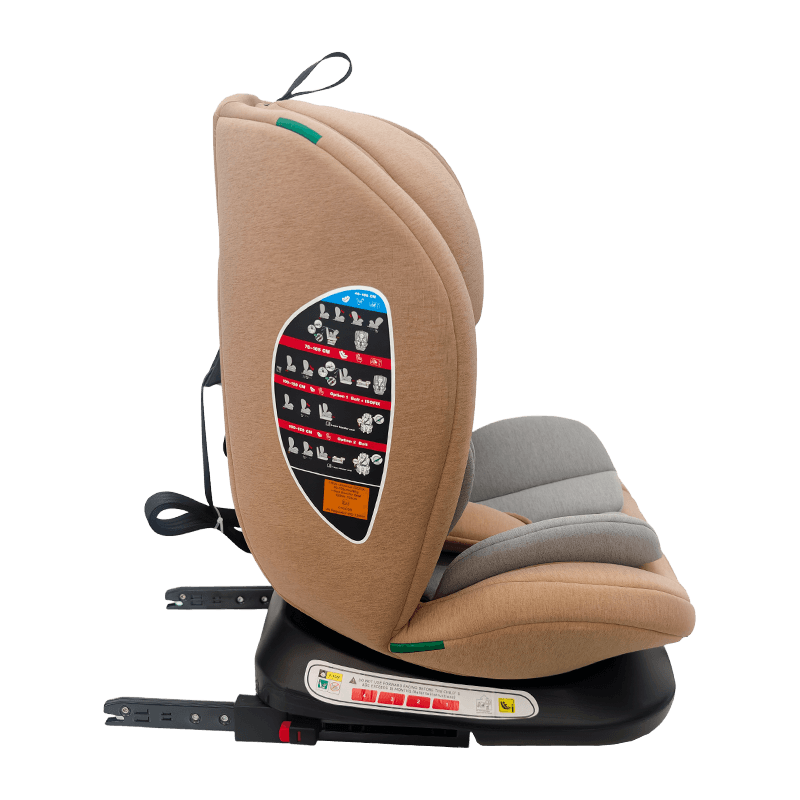 OG801A ECE R129 Isize Suíochán Carranna Linbh 40-150cm Isofix Suíocháin Sábháilteachta Leanaí 360 Céim Rothlú Big Big do na páistí