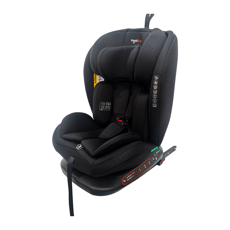 OG801A ECE R129 le haghaidh grúpa leanbh inchomhshóite 40-150cm 0 1 2 3 Srianadh suíochán cairr le isofix