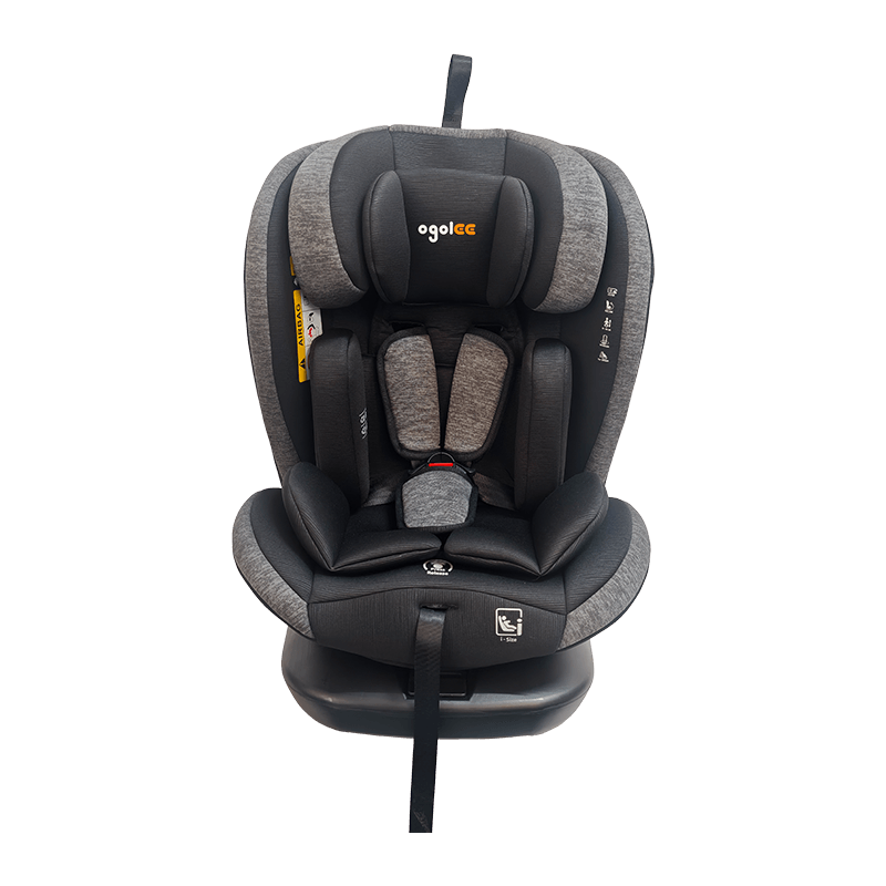 OG801A ECE R129 le haghaidh grúpa leanbh inchomhshóite 40-150cm 0 1 2 3 Srianadh suíochán cairr le isofix